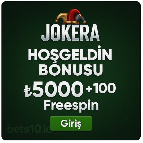 JokerA - 5000 TL Bonus + 100 Freespin ile Başla