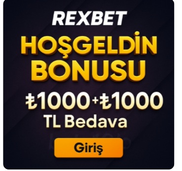 Rexbet - 1000 TL Bonus ve 1000 TL Bedava