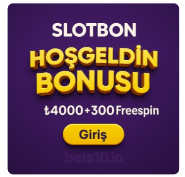 SlotBon - 4000 TL Bonus + 300 FreeSpin